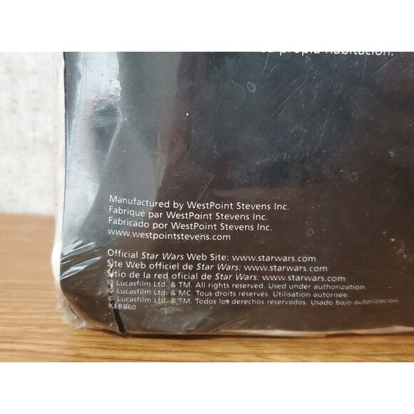 New SEALED Vintage Star Wars Episode 1 Phantom Menace Twin Sheet Set - Picture 10 of 11